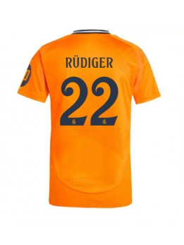 Real Madrid Antonio Rudiger #22 Gostujuci Dres 2024-25 Kratak Rukavima